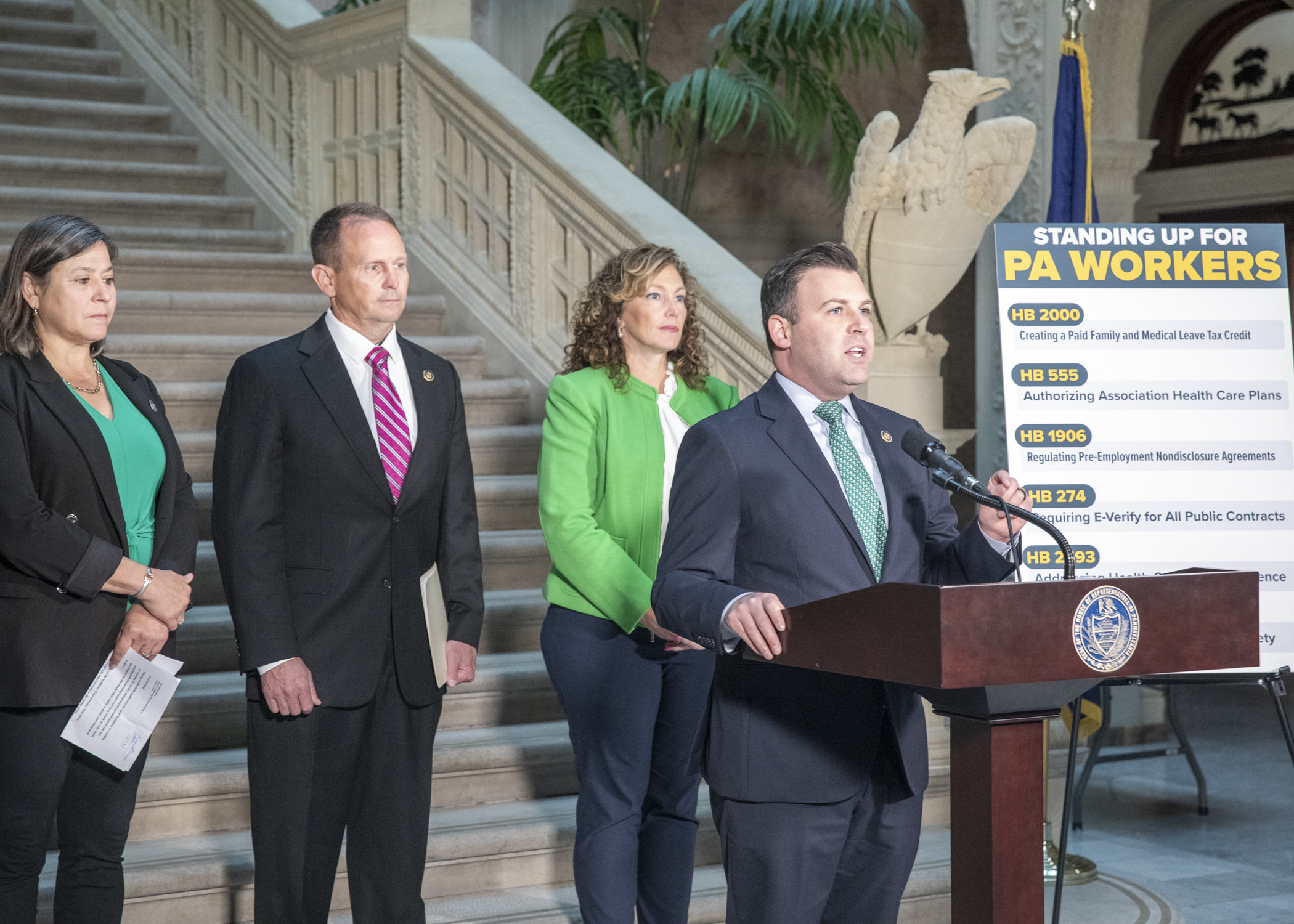 Mackenzie, Others Discuss Their ‘Standing Up for Pennsylvania Workers’ Bill Package 